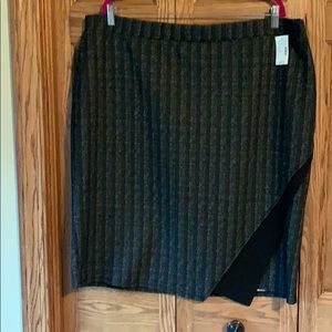 Black and gray skirt